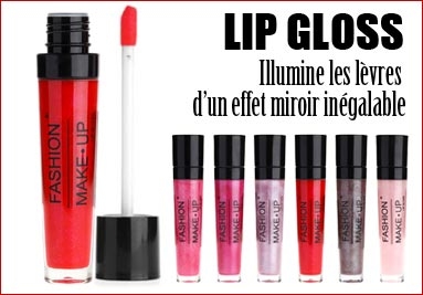 Brillant a lèvres lip-gloss illumine les lèvres